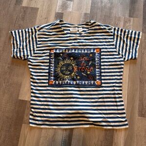 Vintage sun and moon shirt